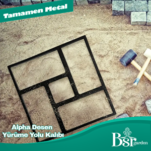 Alpha Desen Yürüme Yolu Kalıbı 40x40 Bsr Garden