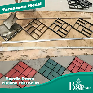 Capella Desen Yürüme Yolu Kalıbı 40x40 Bsr Garden