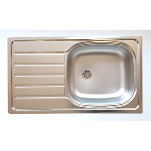 Paslanmaz Çeli̇k Deli̇ksi̇z Mutfak Evyesi̇ 76x43,5 Evye