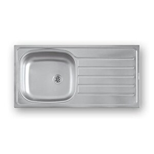 86x43.5 Batarya Deli̇ksi̇z Paslanmaz Çeli̇k Evye
