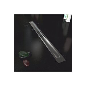 60 Cm Premium Slim Duş Kanalı  304 Paslanmaz Çelik 4 Mm Kalınlık Şık Ve Dayanıklı Lineer Yer Süzgeci
