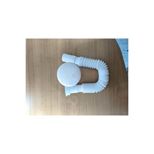 Seramik Butonlu Basmalı Lavabo Sifon Takımı Pop Up Lavabo Başlık Ve Sifon Takımı Conta Hediyeli