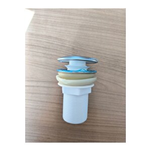 Paslanmaz Çelik Butonlu Basmalı Lavabo Sifon Takımı |pop-up Lavabo Başlık Ve Sifon Seti
