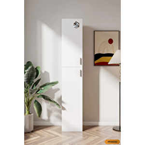 Tamamı Mdf Modern 2 Kapaklı Içi Raflı Çok Amaçlı Dolap