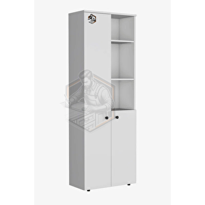 Tamamı Mdf 2 Kapaklı Ve Açık Raflı Çok Amaçlı Mutfak Dolabı/kavanozluk/kiler Dolabı