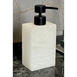 Polyresin Sıvı Sabunluk - Şık Ve Dayanıklı Tasarım 350 Ml 12 X 5,5 Cm