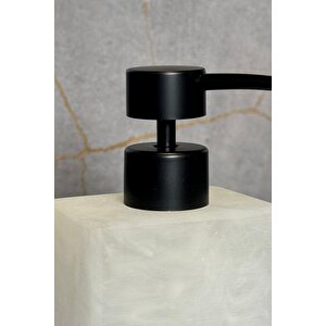 Polyresin Sıvı Sabunluk - Şık Ve Dayanıklı Tasarım 350 Ml 12 X 5,5 Cm
