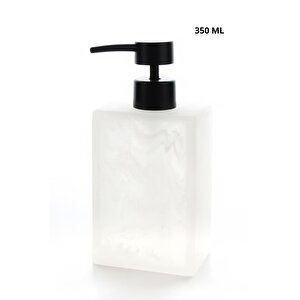 Polyresin Sıvı Sabunluk - Şık Ve Dayanıklı Tasarım 350 Ml 12 X 5,5 Cm