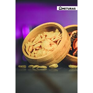 3'lü Bambu Çerezlik Sosluk Seti Ahşap Kase Doğal Bambu Sunum Kabı Tabak