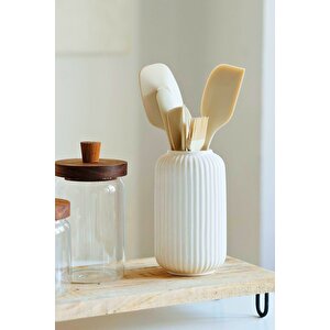 Premium 6 Parça Isıya Dayanıklı Silikon Mutfak Spatula – Yapışmaz, Bpa İçermez, İç Destekli