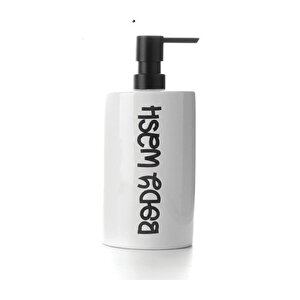 750 Ml Seramik Banyo Dispenseri – Pompalı Losyonluk Şampuanlık Kremlik Şık Tasarım 4011