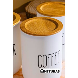 Mtrs20241114 Beyaz Cam Bambu Kapaklı Baharatlık Takımı