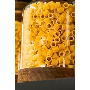 Akasya 3'lü Cam Kavanoz Saklama Ve Baharat Seti 1100 Ml 21 X 11.5 Cm