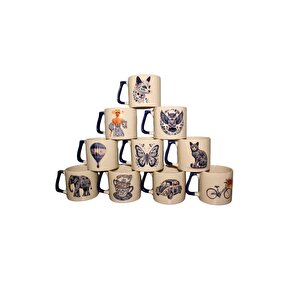 Mavi Kedi Figürlü Kupa Bardak 225 Ml -koleksiyonluk Parça