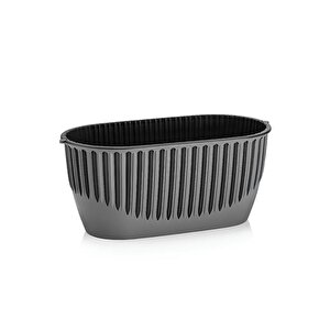 So-pynb1 Dekoratif Piyano Balkon Saksı 4.5 Litre No 1 Antrasit
