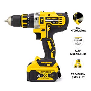 Cheli̇kbei̇ 13mm Çelik Mandren Vidalama Dw36