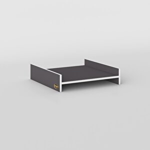Çamaşır&kurutma Makinesi Dolabı Agafya Gri 015*70*60 Banyo Aparatı Arkalıksız