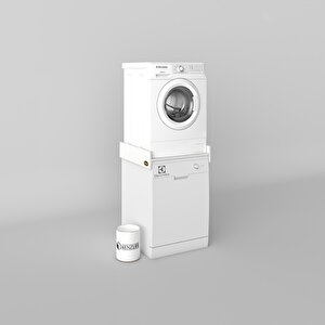 Çamaşır&bulaşık Makinesi Dolabı Lenyamdf Byz 015*80*70 % 100 Mdf Full Mdf Banyo Aparatı Arkalıksız Büyük Boy Xlarge