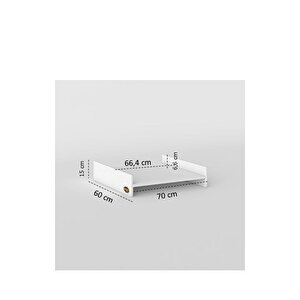 Çamaşır&bulaşık Makinesi Dolabı Olenka Byz 015*70*60 Banyo Aparatı Arkalıksız