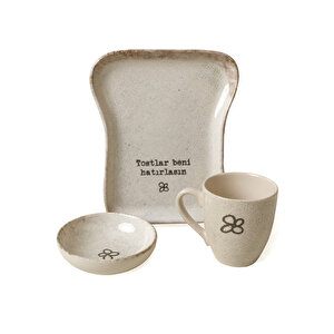 Tost Kahvaltı Takımı  3 Parça 22501-03