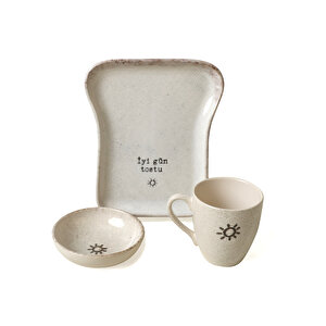 Tost Kahvaltı Takımı 3 Parça 22504-09