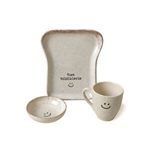 Tost Kahvaltı Takımı 3 Parça 22502-05