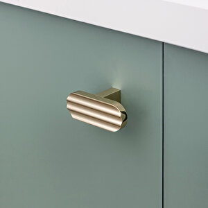 9443 Modern Kulp Gold Renk 16 Mm