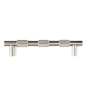 9387 Desenli Modern Kulp Parlak Nikel Renk 128 Mm