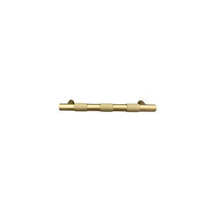 9387 Desenli Modern Kulp Fırçalı Mat Altın Renk 320 Mm