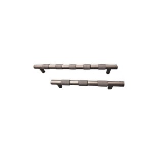 9387 Desenli Modern Kulp Fırçalı Bronz Renk 128 Mm