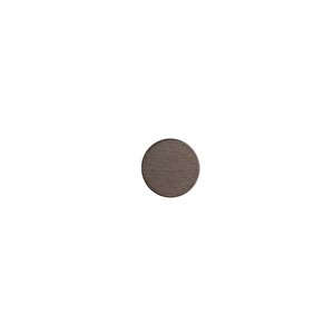 1910 Tek Delikli Düğme Kulp Fırçalı Bronze Renk Çap 38 Mm