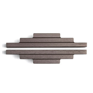 9429 Modern Çizgili Kulp Fırçalı Bronze Renk 320 Mm