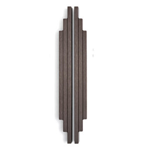 9429 Modern Çizgili Kulp Fırçalı Bronze Renk 320 Mm