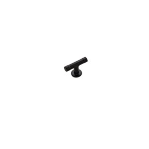 4710 Tek Delikli T Kulp Siyah Renk Çap 55 Mm