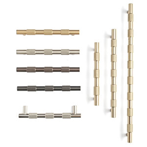 9387 Desenli Modern Kulp Fırçalı Füme Renk 192 Mm