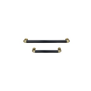 4682 Çizgili Modern Kulp Gold/siyah Renk  320 Mm