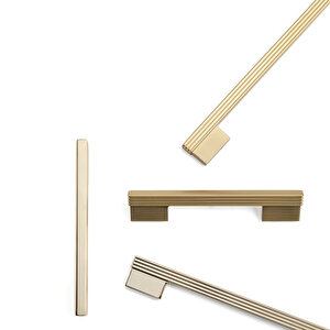 9290 Çizgili Modern Kulp Gold Renk 128 Mm