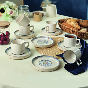 Sapphire Stackable Çay Takımı 12 Parça 6 Kişilik 22743-44