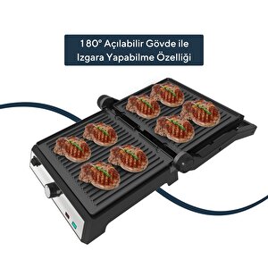Inox Tost Ve Izgara Makinesi 2000w Ttm-05