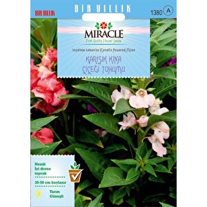 Miracle Balsamina Karışık Renkli Kına Çiçeği Tohumu (100 Tohum)