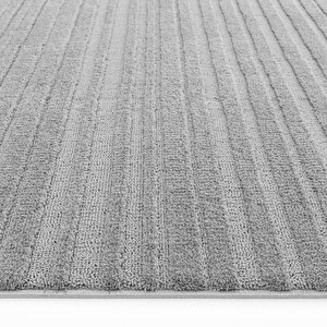 Cool Halı Newyork 3103 Gri Yumuşak Tuşeli Halı Kilim Koridor Kesme Yolluk Makine Halısı