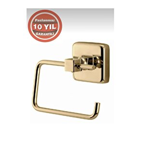 Paslanmaz Pirinç Kumru Tuvalet Kağıtlık Altın Gold