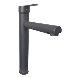 Poli̇ Kri̇stal Çanak Lavabo Bataryasi Si̇yah