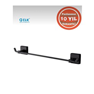 Çeli̇k Banyo Kumru Uzun Havluluk 50cm Si̇yah  Ku10-006.4