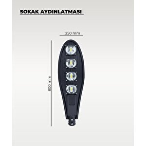 200w Sokak Aydınlatması 6500k Beyaz Işık (220v) Ip65
