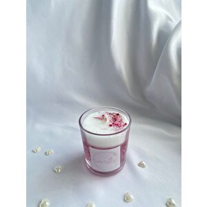Pembe Agac Temalı Dekoratif Mum