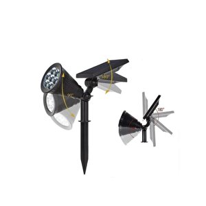 Solar 7w Kazıklı Bahçe Armatürü Rgb