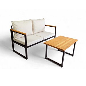 Rosa Bahçe Takımı 2+sehpa Cpt5544-130