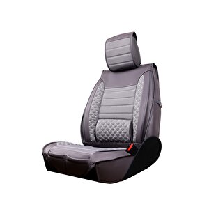 Citroen Evasion 3 Tekli Lüks Deri Oto Koltuk Kılıfı Ön Arka Set Füme Elit Model