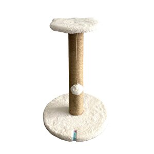 Pet Stepli Kedi Tırmalama Tahtası Beyaz